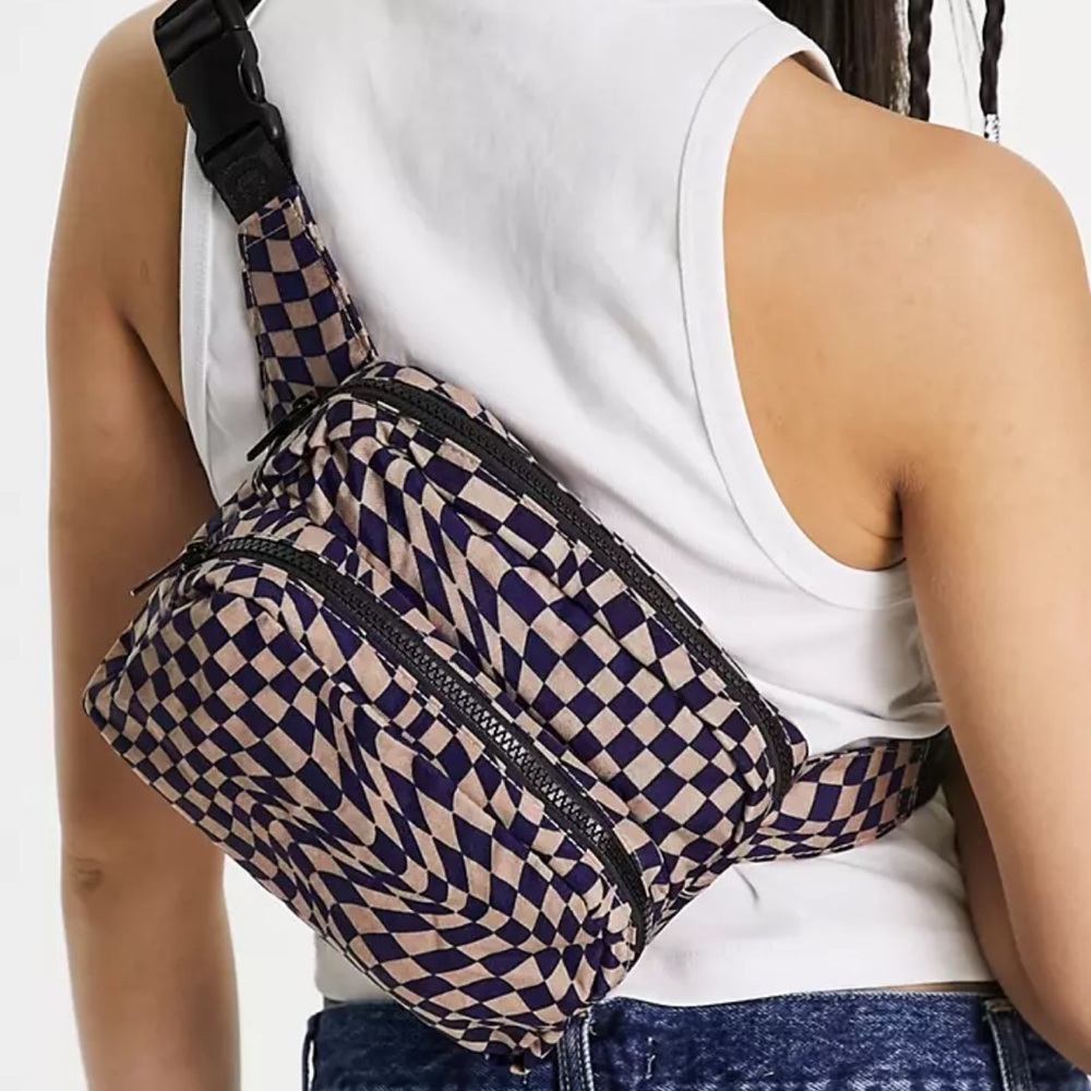 Baggu Trippy Checkered Fanny Pack